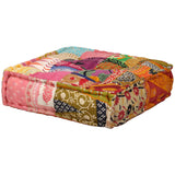 Vidaxl Pouf Pinzits Modular Fabric Patchwork