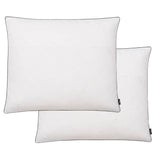 Coussins vidaxl 2 st lourds 70x60 cm vers le bas en blanc