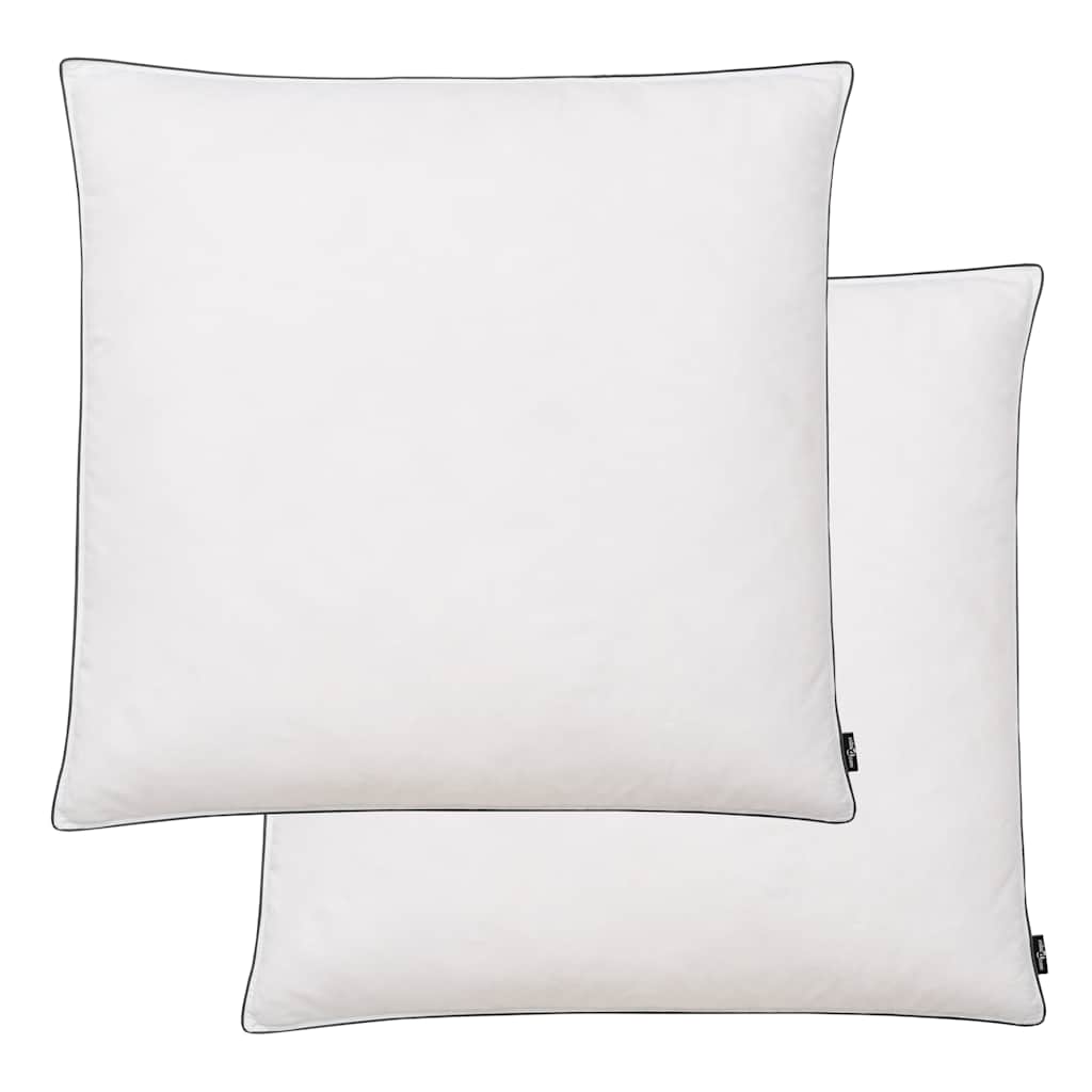 Coussins vidaxl 2 st 80x80 cm de la fièvre blanche