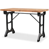 Vidaxl eettafel 122x65x82 cm massief vurenhout
