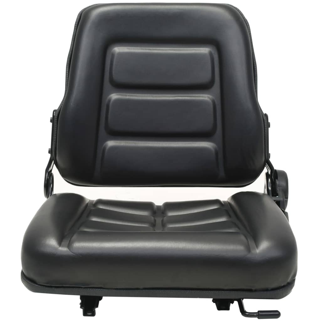 Vidaxl chaise chariot et tracteur avec dossier réglable noir