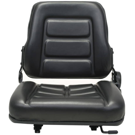 Vidaxl chaise chariot et tracteur avec dossier réglable noir