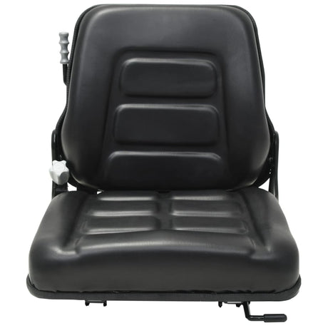 Chaise de tracteur à chariot élévateur Vidaxl avec suspension et dossier réglable