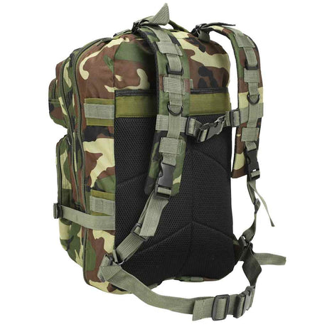 Vidaxl sac à dos de style armée 50 l camouflage