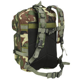 Vidaxl sac à dos de style armée 50 l camouflage