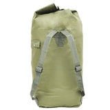 Vidaxl Sports Bag Army Style 85 L Olive Green