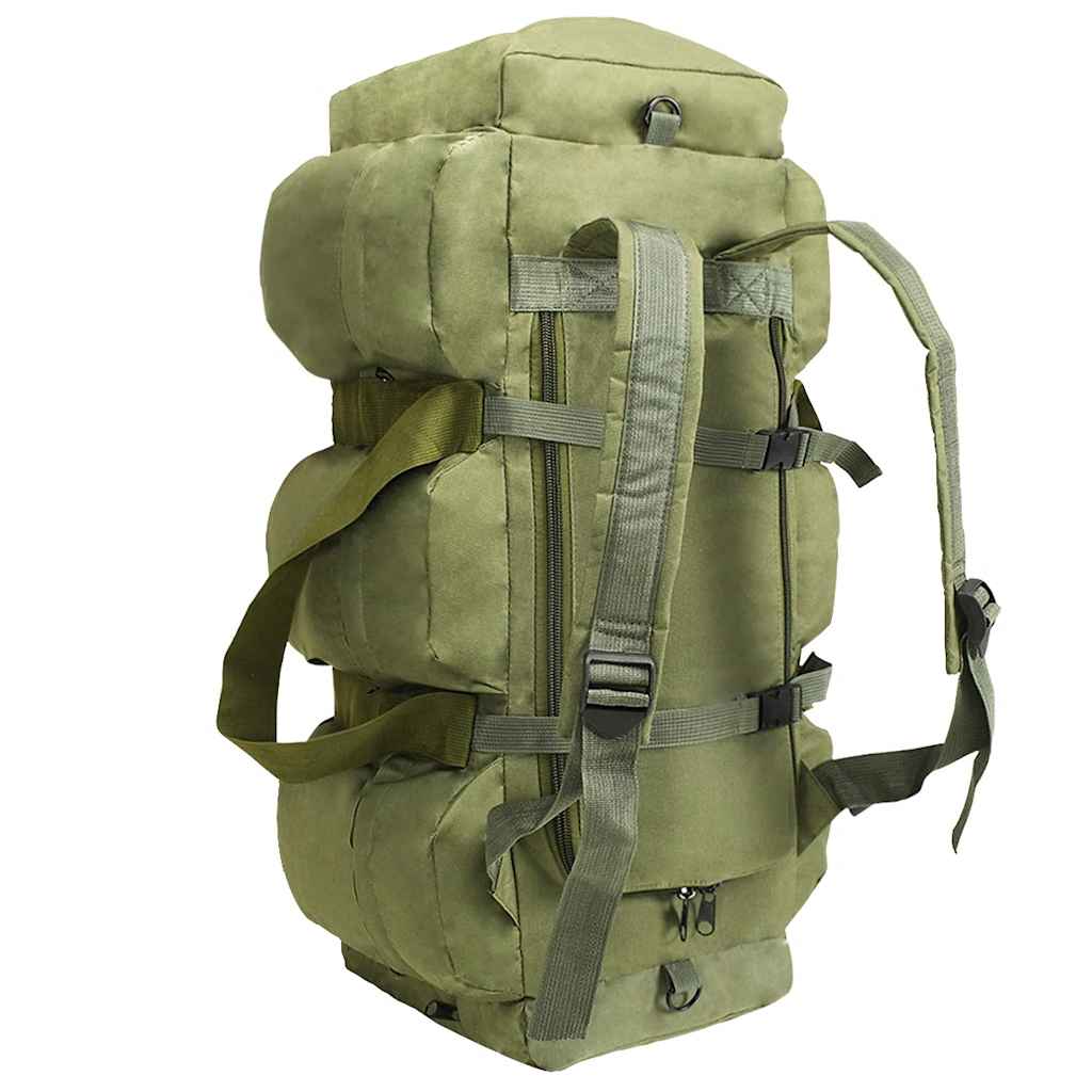 Vidaxl Plunjezak 3-en-1 Style de l'armée 45 L Olive vert