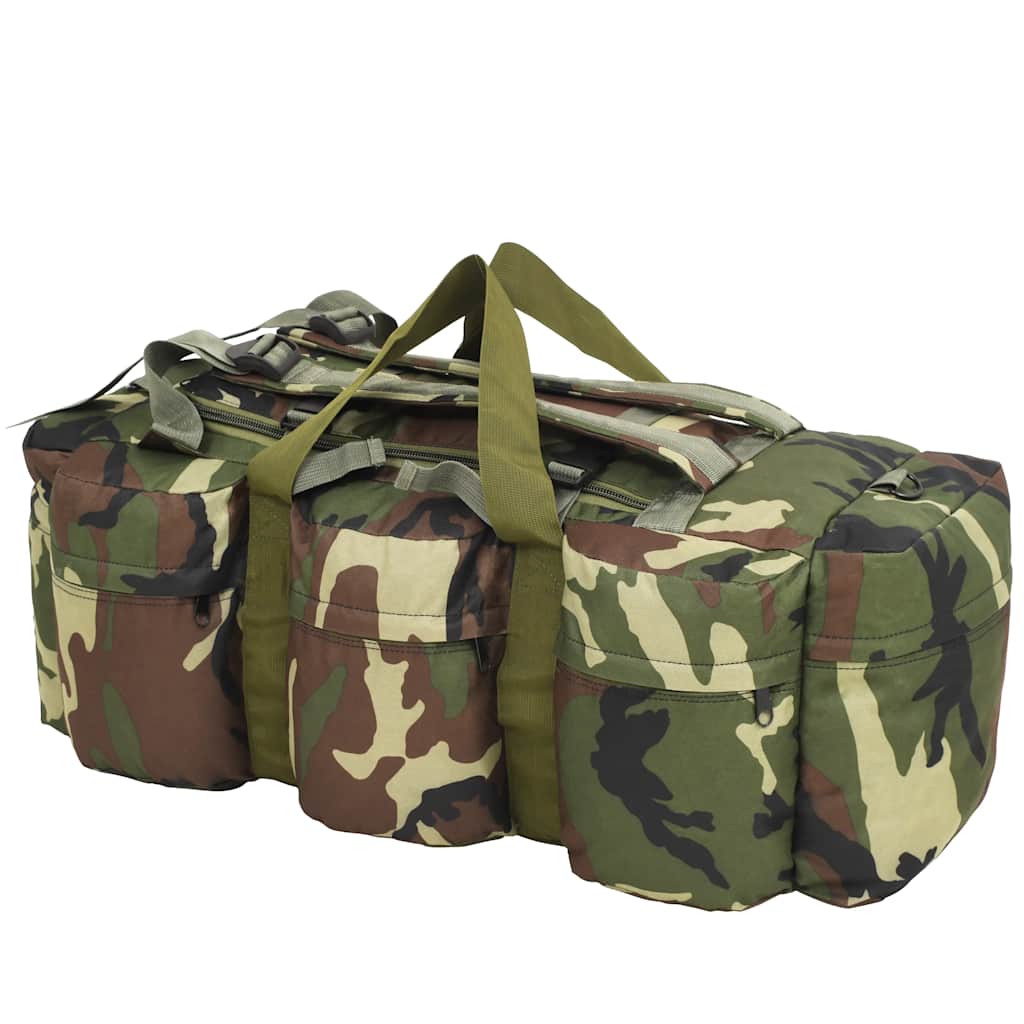 Vidaxl Plunjezak 3-en-1 Style de l'armée 45 L Camouflage