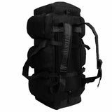 Vidaxl Plunjezak 3-en-1 Style de l'armée 45 l noir