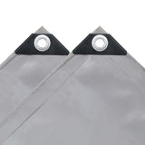 Dispositif Vidaxl 650 g m² 2x3 m gris