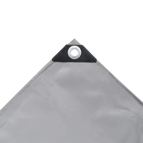 Dispositif Vidaxl 650 g m² 3x4 m gris