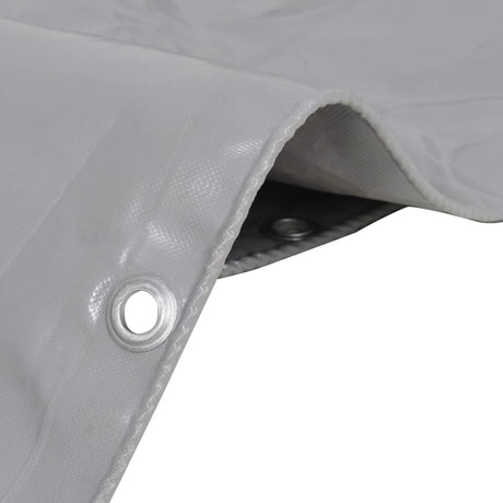 Dispositif Vidaxl 650 g m² 3x6 m gris