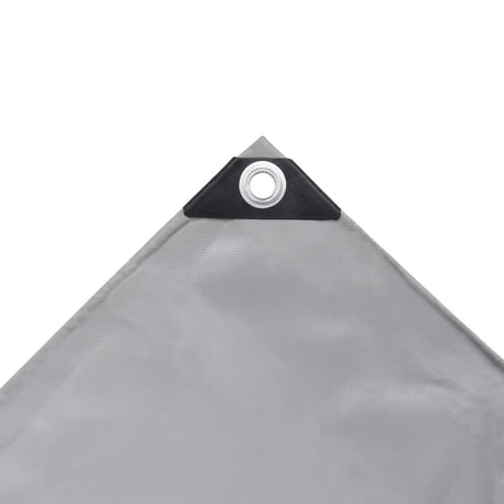 Dispositif Vidaxl 650 g m² 3x6 m gris