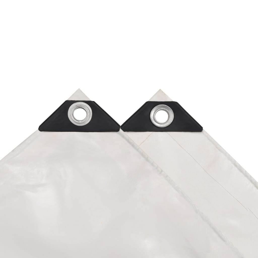 Dispositif Vidaxl 650 g m² 4x6 m blanc