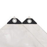 Dispositif Vidaxl 650 g m² 4x7 m blanc