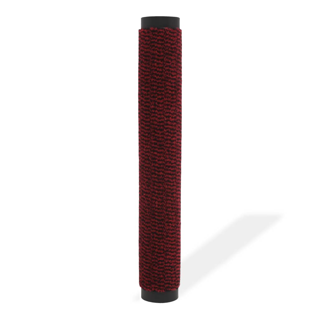 Vidaxl droogloopmat rectangulaire tufted 40x60 cm rouge