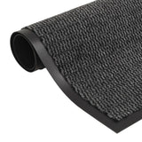 Vidaxl droogloopmat rectangulaire tufted 80x120 cm anthracite
