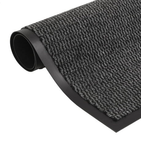 Vidaxl droogloopmat rectangulaire tufted 120x180 cm anthracite
