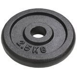 Vidaxl Halter Discs 8 St 8x2,5 kg støbejern