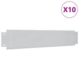 Vidaxl Grassboard 10 PCS 100x20 cm en acier galvanisé