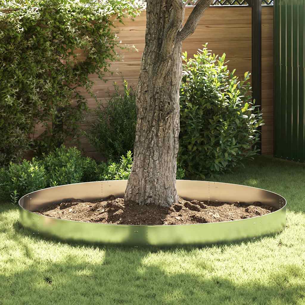 Vidaxl Grassboard 10 PCS 100x20 cm en acier galvanisé