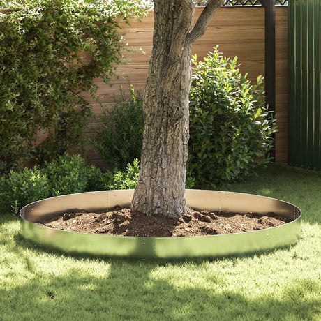 Vidaxl Grass Borders 15 ST 100x20 cm en acier galvanisé