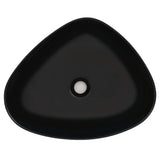 Vidaxx lavabo triangulaire 50,5x41x12 cm céramique noir