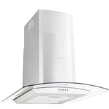 Hotte d'extracteur de paroi Vidaxl 756 m³ U LED 60 cm en acier inoxydable