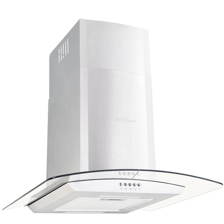 Hotte d'extracteur de paroi Vidaxl 756 m³ U LED 60 cm en acier inoxydable