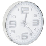 VidaXL horloge murale 30 cm argentée