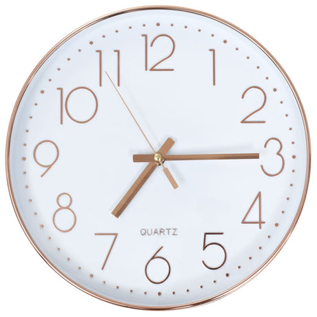 Vidaxl Mur Horloge 30 cm Rosé Gold