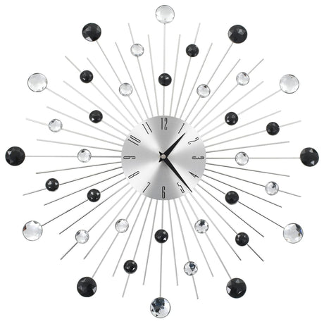 Horloge murale vidaxl avec mécanisme de quartz 50 cm Design moderne