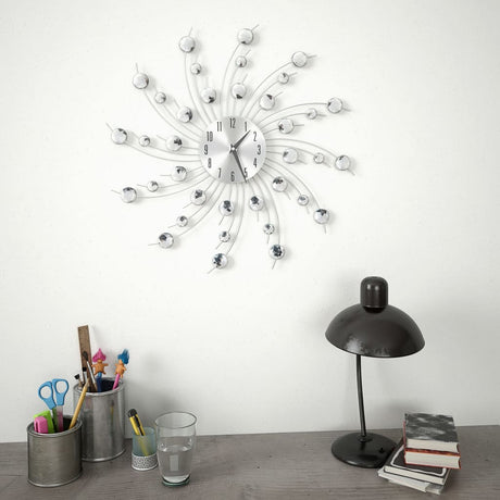 Horloge murale vidaxl avec mécanisme de quartz 50 cm Design moderne