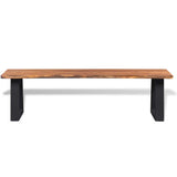 Vidaxl bankje 145 cm massief acaciahout