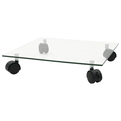 Vidaxl Rouleaux de plante carré 35x35 cm Verre durcie 2 STS