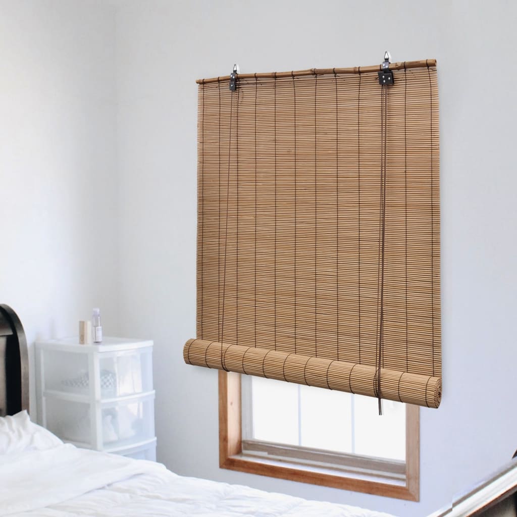 Vidaxl Roller Blind 80x220 cm bambus brun