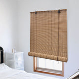 VidaXL roller blind 140x220 cm bamboo brown