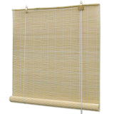 Vidaxl rouleau aveugle 140x220 cm bambou naturel