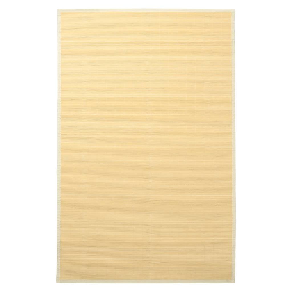 Vidaxl Carpet 100x160 cm Bamboo naturel