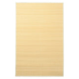 Vidaxl Carpet 100x160 cm Bamboo naturel