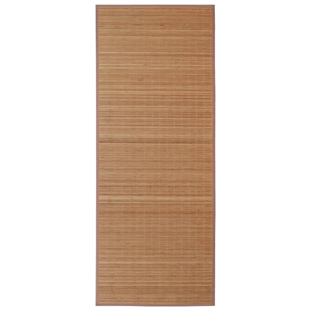 Vidaxl Carpet 100x160 cm Bamboo marrone