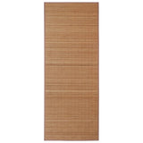 Vidaxl Carpet 100x160 cm Bamboo marrone