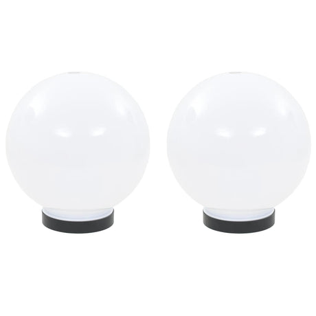 Lampes à bulbe LED vidaxl 2 pcs round 20 cm pmma