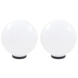 Lampes de bulbe LED vidaxl 2 pcs round 30 cm pmma