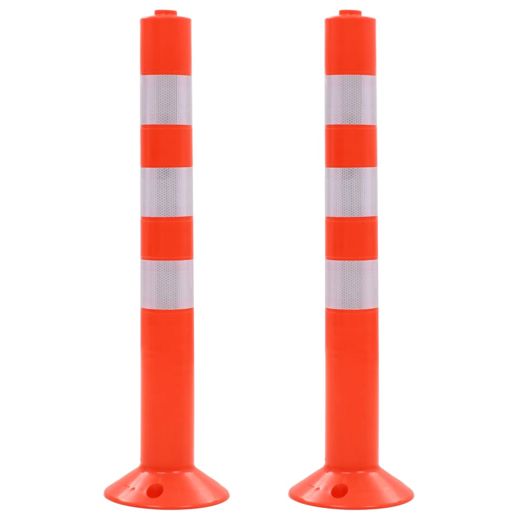 Vidaxl Traffic piles 75 cm Plastic 2 sts