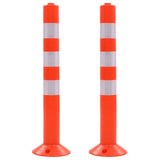 Vidaxl Traffic piles 75 cm Plastic 2 sts