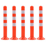 Trafic Vidaxl Pile 75 cm Plastique 5 PCS