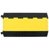 Seuil de protecteur de câble Vidaxl 3 tunnels 93 cm