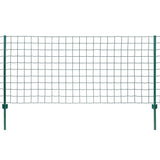 Vidaxl Euro Hek 20x1 m en acier vert