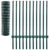 Vidaxl Euro Hek 20x1 m en acier vert